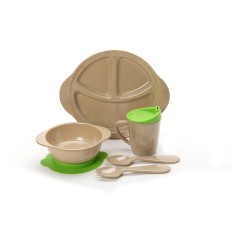 Rice Husk Fiber Kids Tableware set